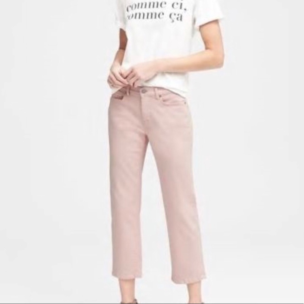 Banana Republic Petite Girlfriend Cropped Jean